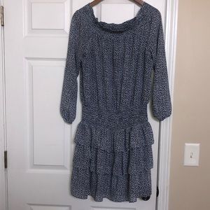 MICHAEL KORS LARGE BLACK AND WHITE DRESS